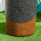 Glitzhome® 17.75" Multifunctional Faux Terrazzo & Wood Garden Stool